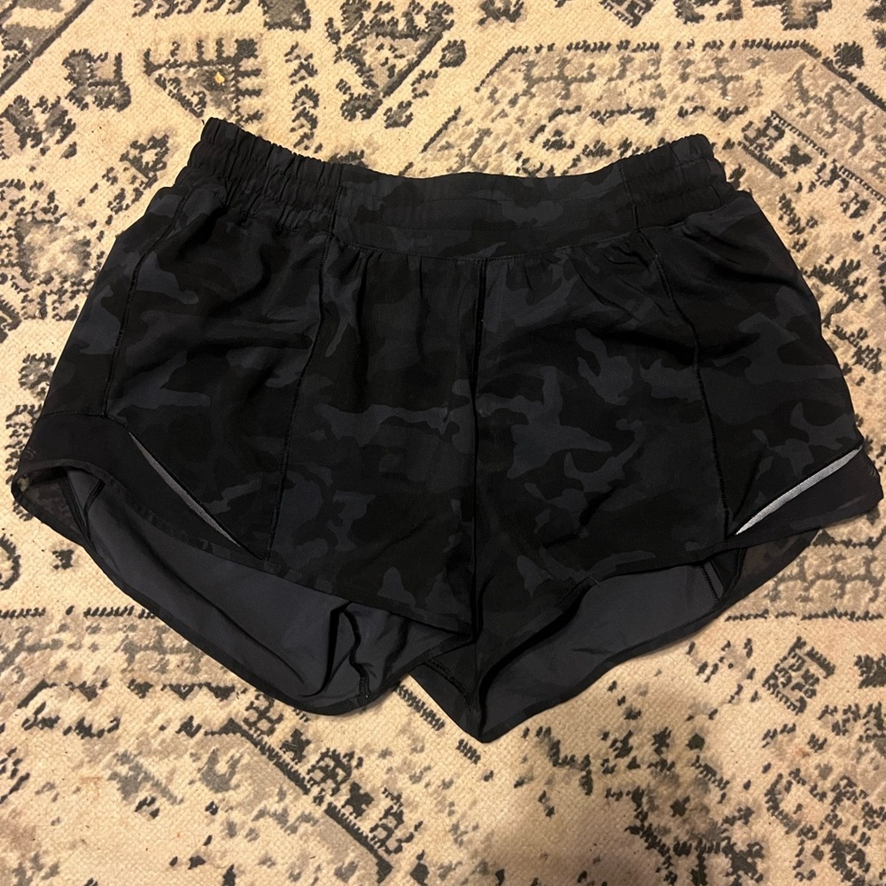 Camo Lululemon Hotty Hot Shorts